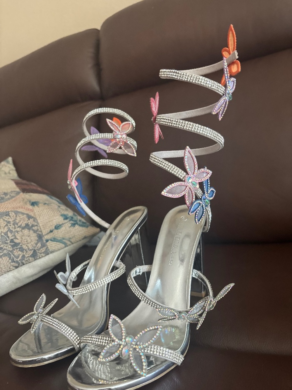 Wild Diva butterfly heels